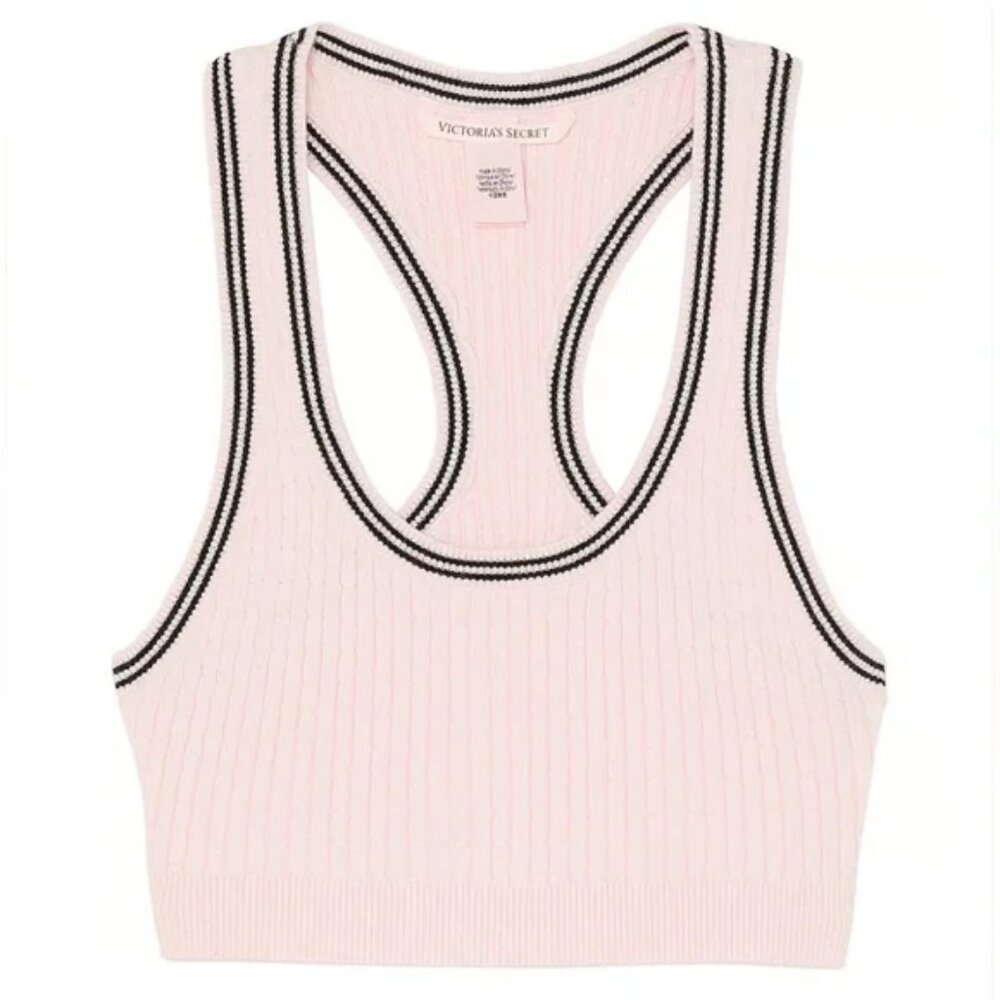 Victoria's Secret Luxe Cable-Knit Crop Top Size Small NWT